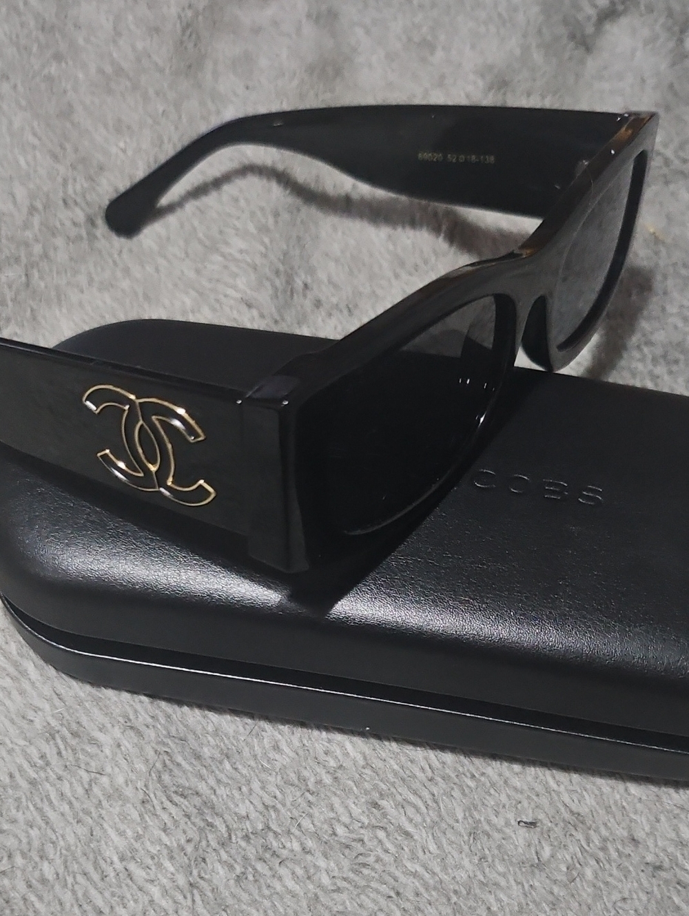 Chanel 90s CH5525 Acetate Rectangle Sunglasses - Picture 4 of 13